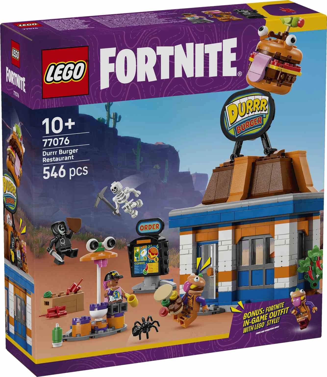LEGO FORTNITE | Restaurante Hamburrrguesa - 77076