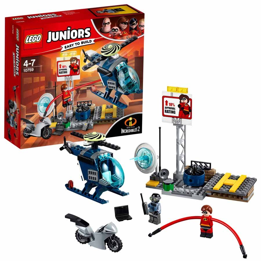 LEGO Juniors | Persecución por los tejados de Elastigirl Increibles 2 - 10759