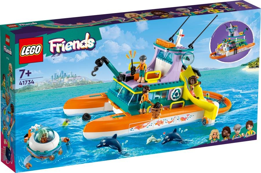 LEGO Friends | Barco de Rescate Marítimo 41734