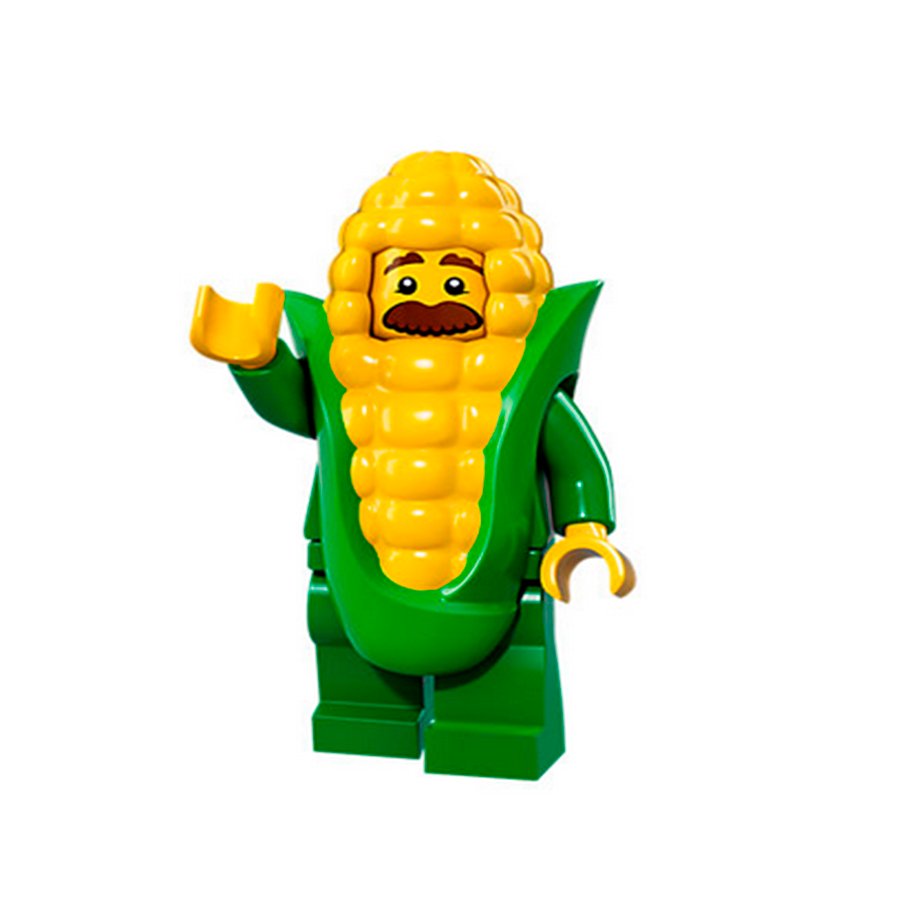 LEGO Minifiguras | Serie 17: Chico con disfraz de mazorca 71018-04