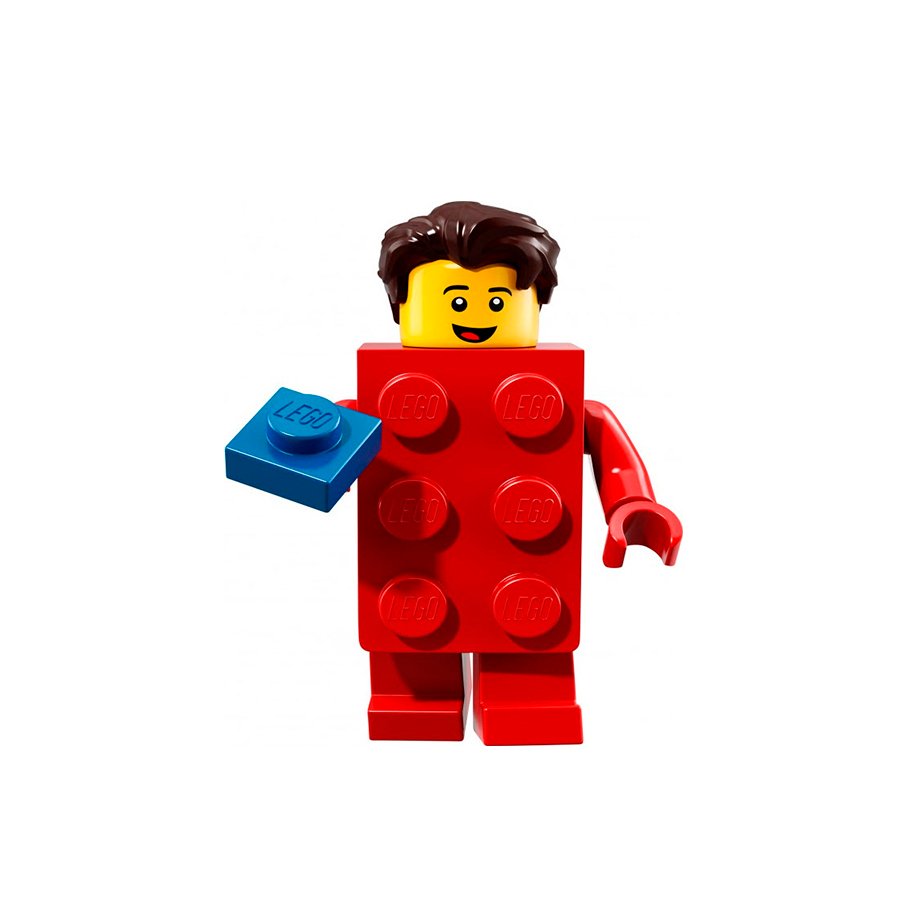 LEGO Minifiguras | Serie 18ª Fiesta: Chico con disfraz de Brick LEGO 71021-02