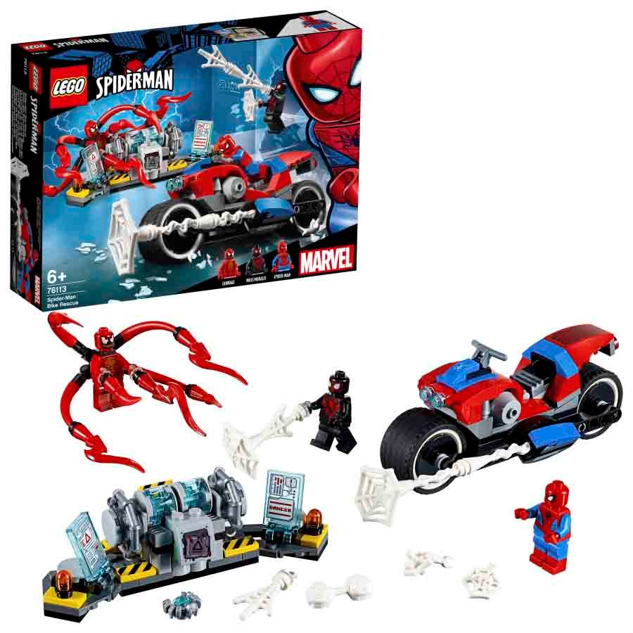 LEGO Marvel | Rescate en Moto de Spider Man 76113