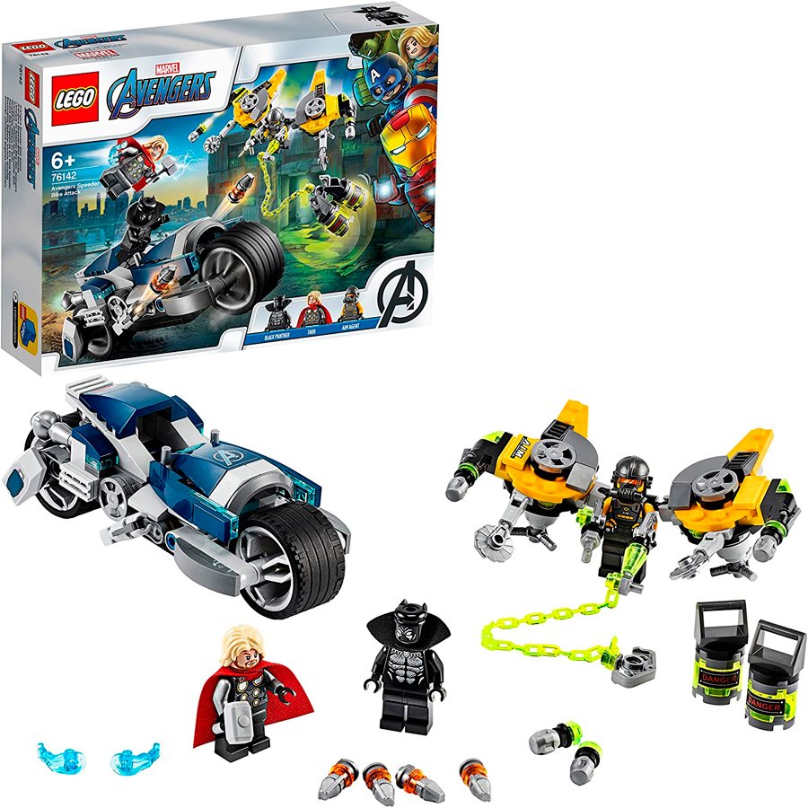 LEGO Marvel | Super Heroes Vengadores: Ataque en Moto 76142