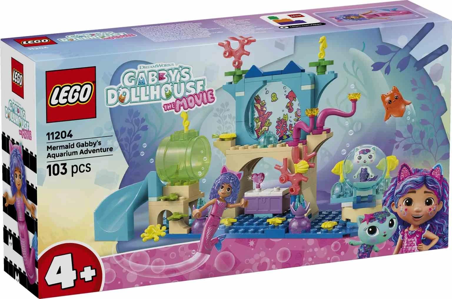 LEGO Gabby's Dollhouse | Aventura en el Acuario de Gabby Sirena - 11204