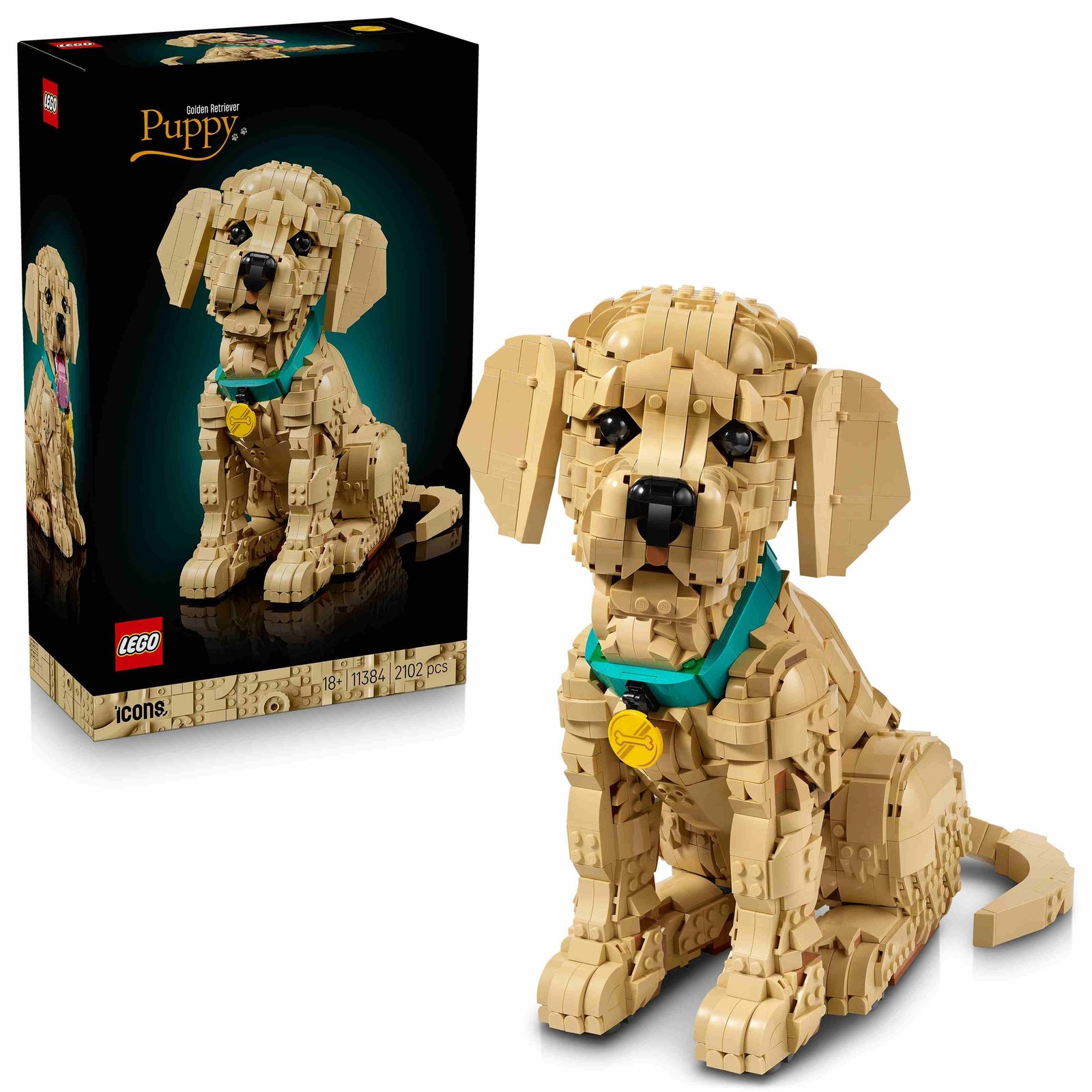 LEGO ICONS | Cachorro de Golden Retriever - 11384