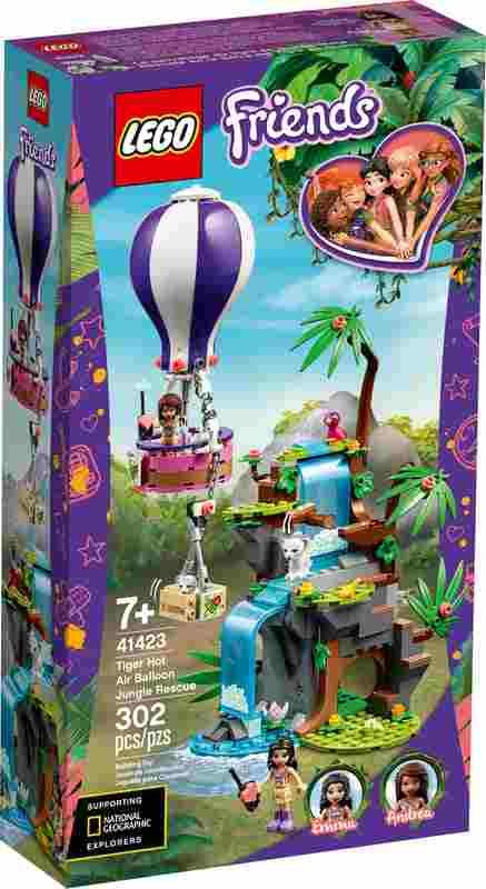 LEGO Friends | Rescate en la Jungla del Tigre en Globo 41423