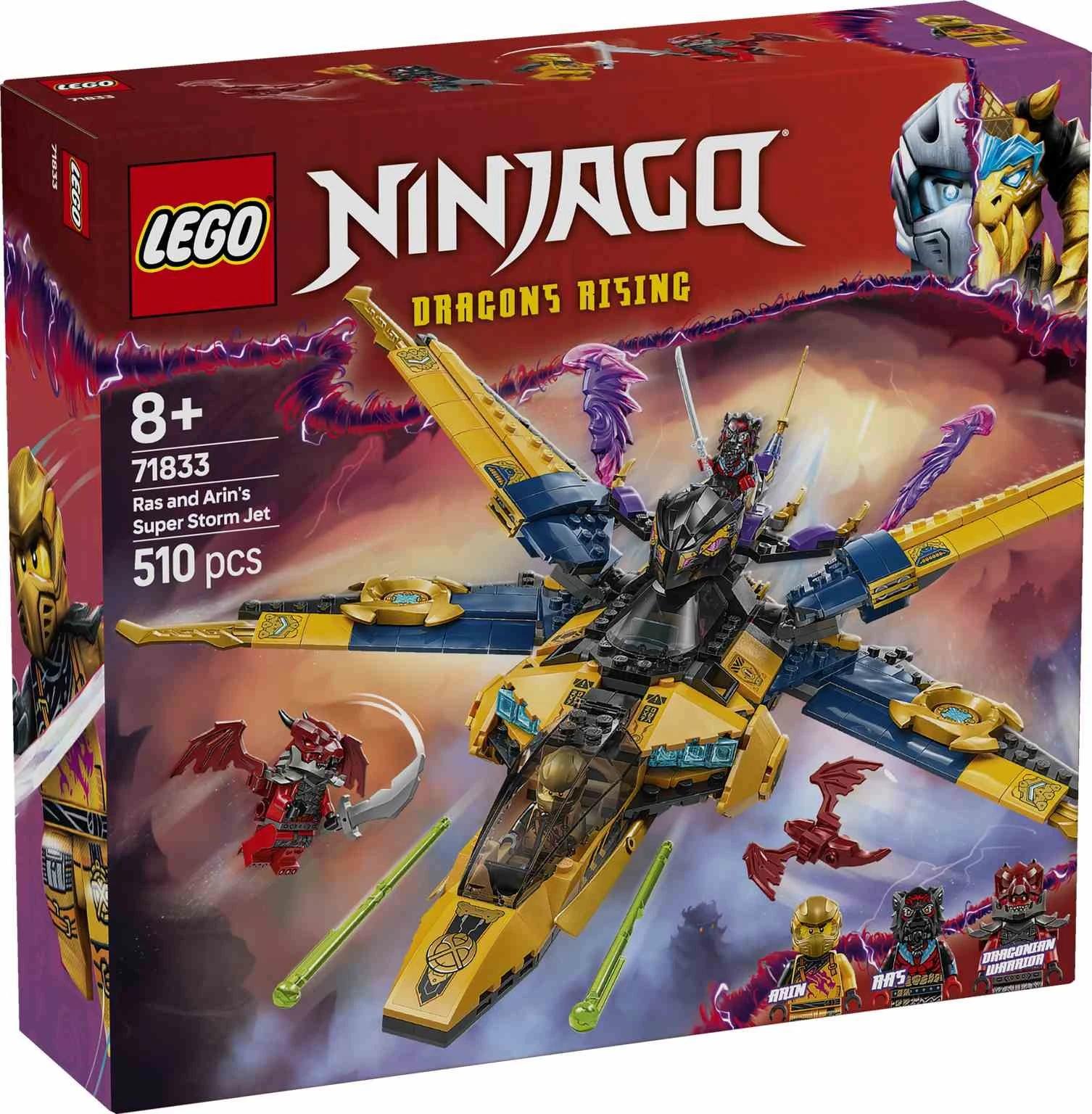 LEGO Ninjago | Super Jet de la Tormenta de Ras y Arin - 71833