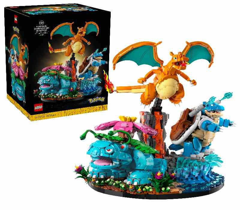 LEGO Pokémon | Venusaur, Charizard y Blastoise 72153
