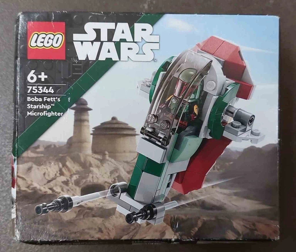 LEGO Star wars Microfighter: Nave Estelar de Boba Fett CAJA DAÑADA 75344-CD
