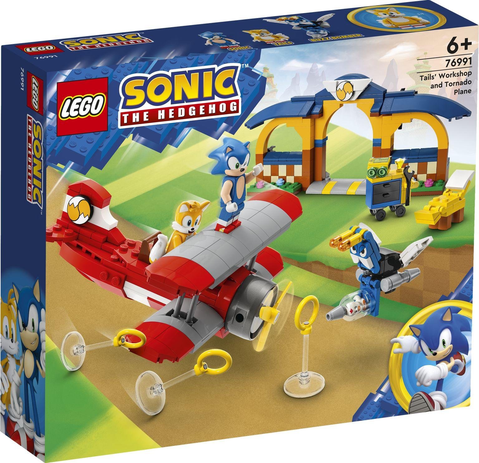 LEGO Sonic | Taller y Avión Tornado de Tails 76991
