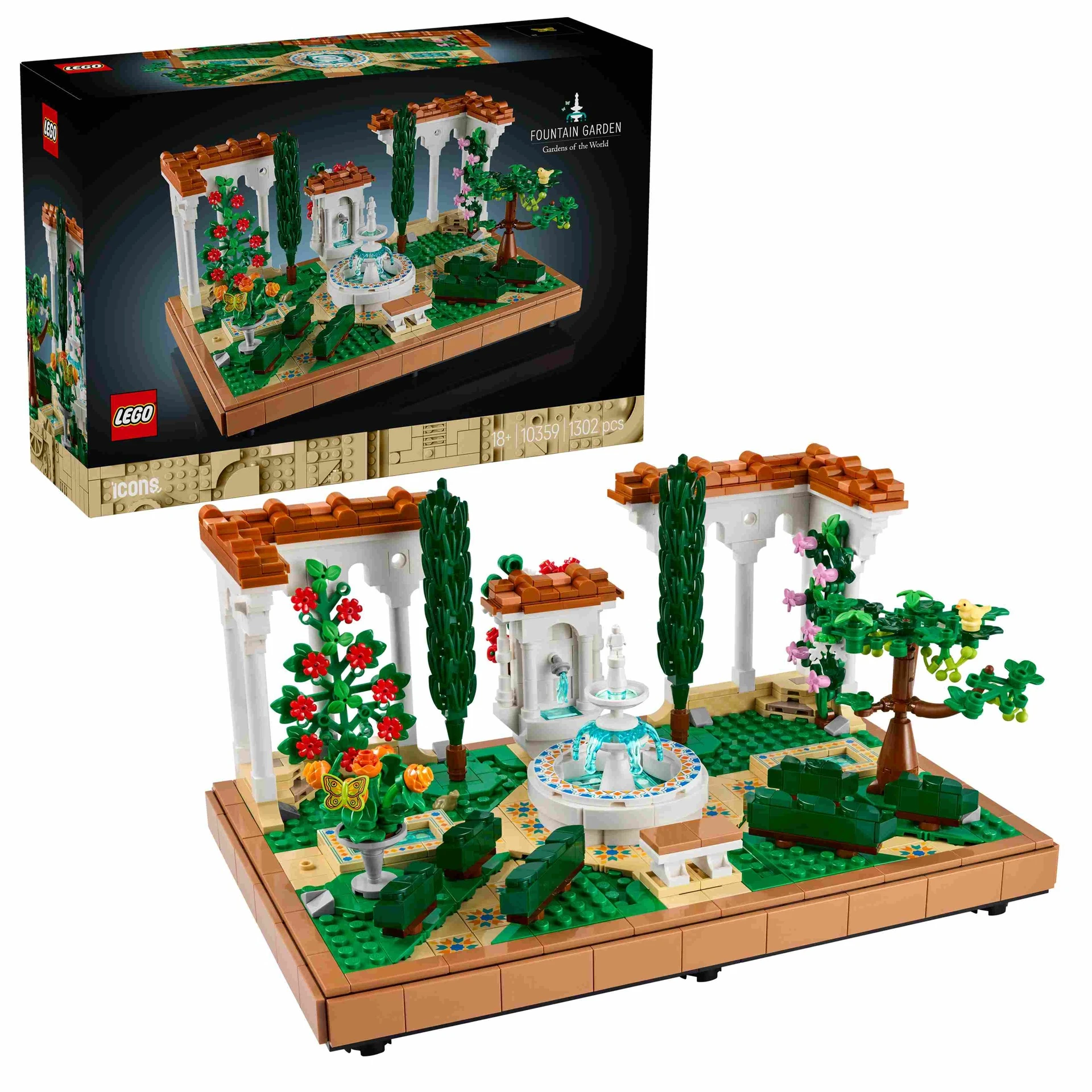 LEGO ICONS | Jardín con Fuente - 10359