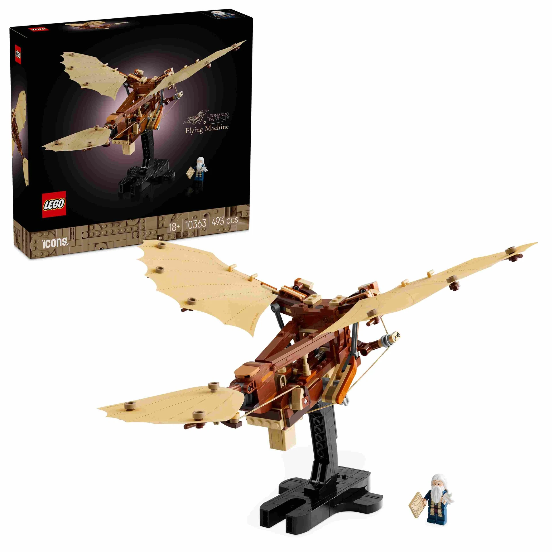 LEGO ICONS | Máquina Voladora de Leonardo da Vinci - 10363