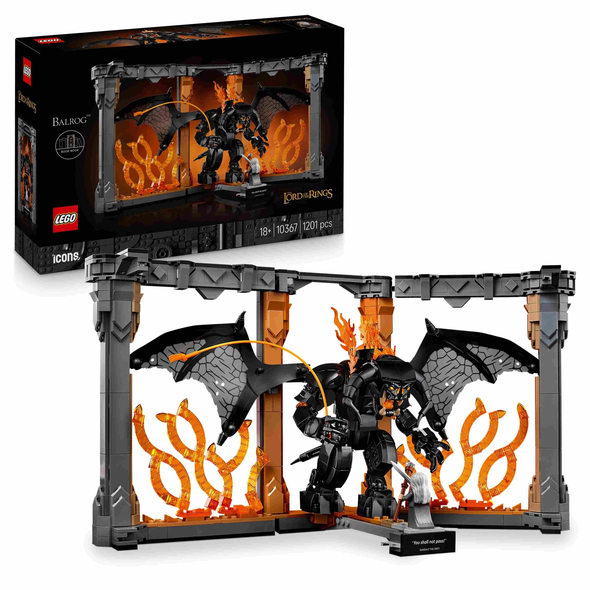 LEGO ICONS | Rincón entre Libros: El Señor de los Anillos: Balrog - 10367