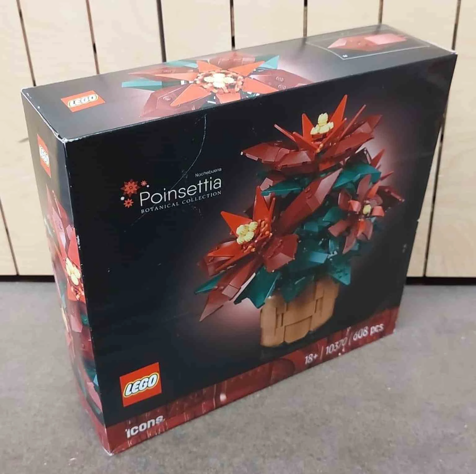LEGO BOTANICAL COLLECION | Flor de Pascua CAJA DAÑADA - 10370-CD