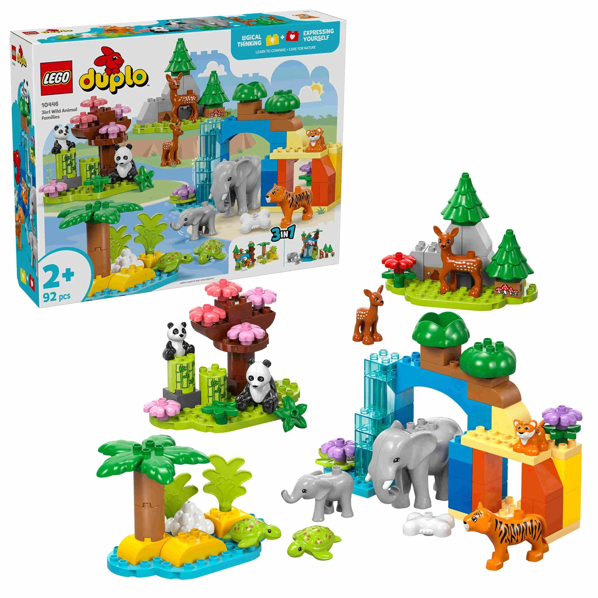 LEGO DUPLO | Familias de la Fauna Salvaje “3 en 1” - 10446