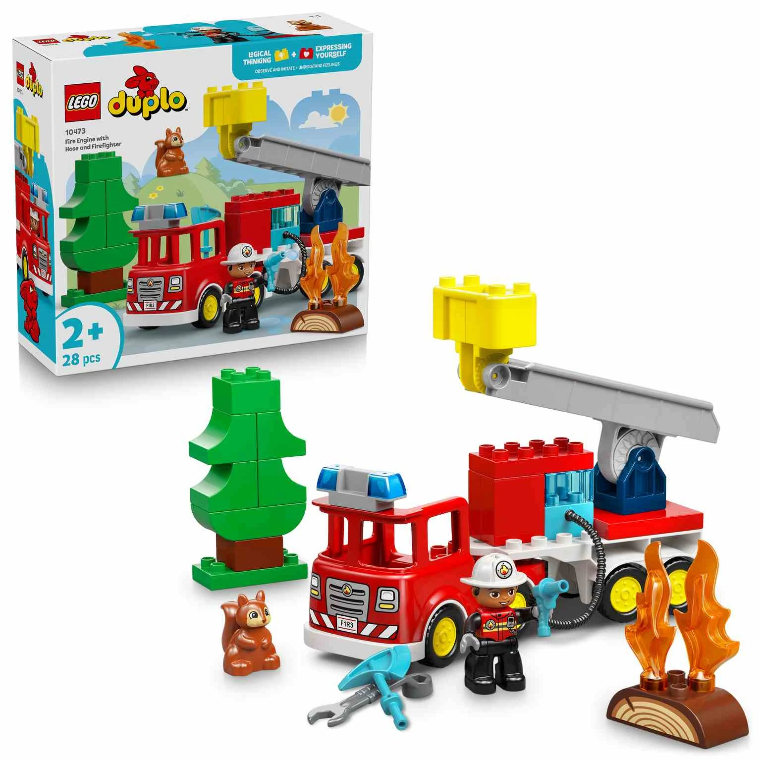 LEGO DUPLO | Camión de Bomberos con Manguera - 10473