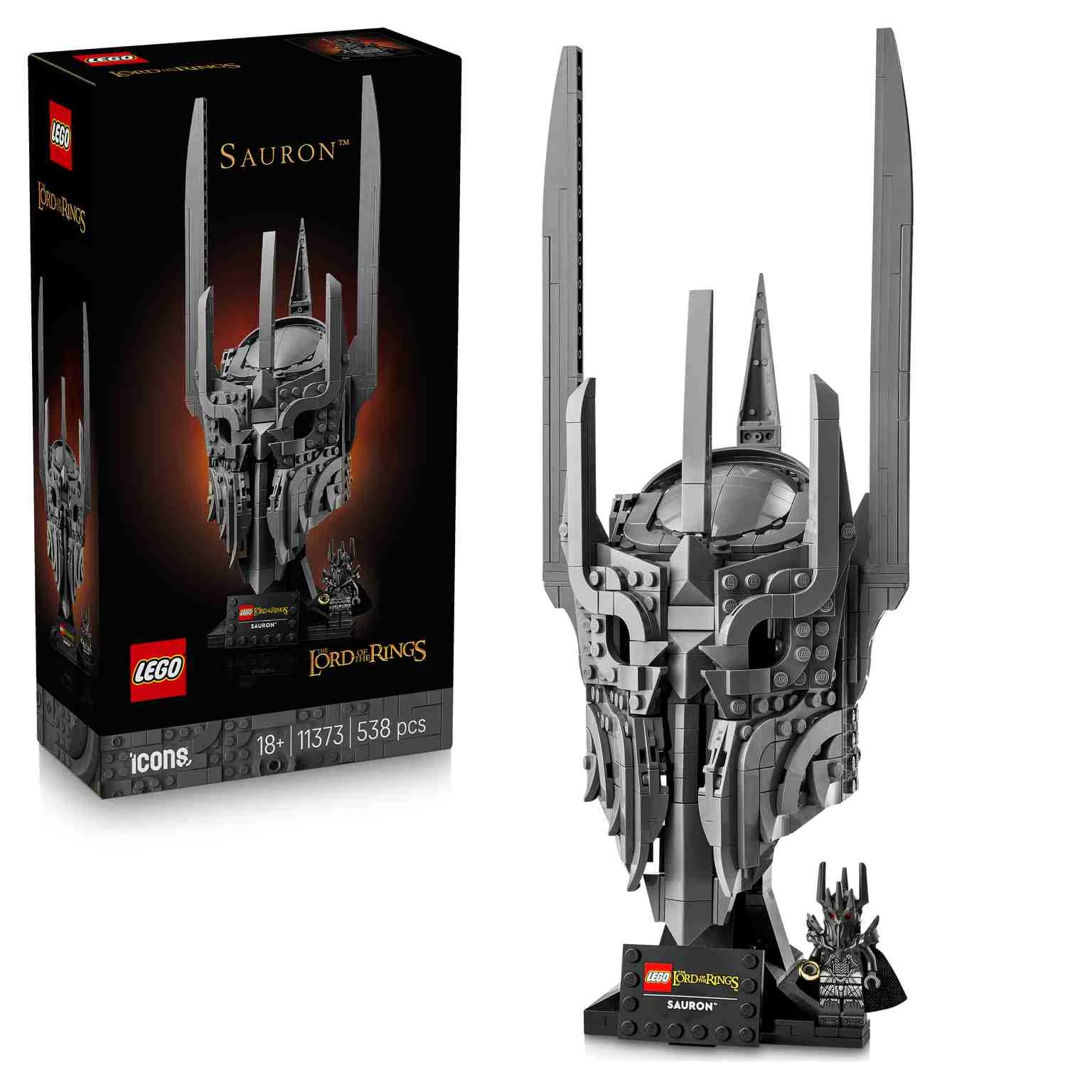 LEGO ICONS | El Señor de los Anillos: Casco de Sauron - 11373