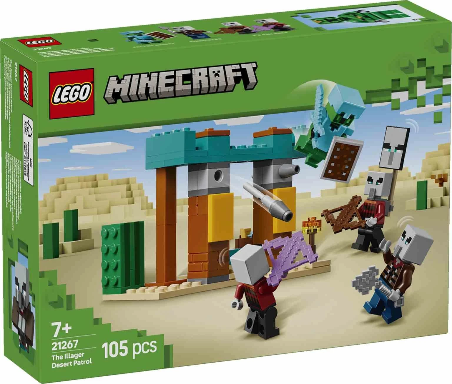 LEGO MINECRAFT | La Patrulla del Desierto de los Maldeanos - 21267