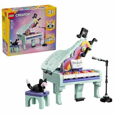 LEGO CREATOR 3en1 | Piano Musical Decorativo con Gato - 31392