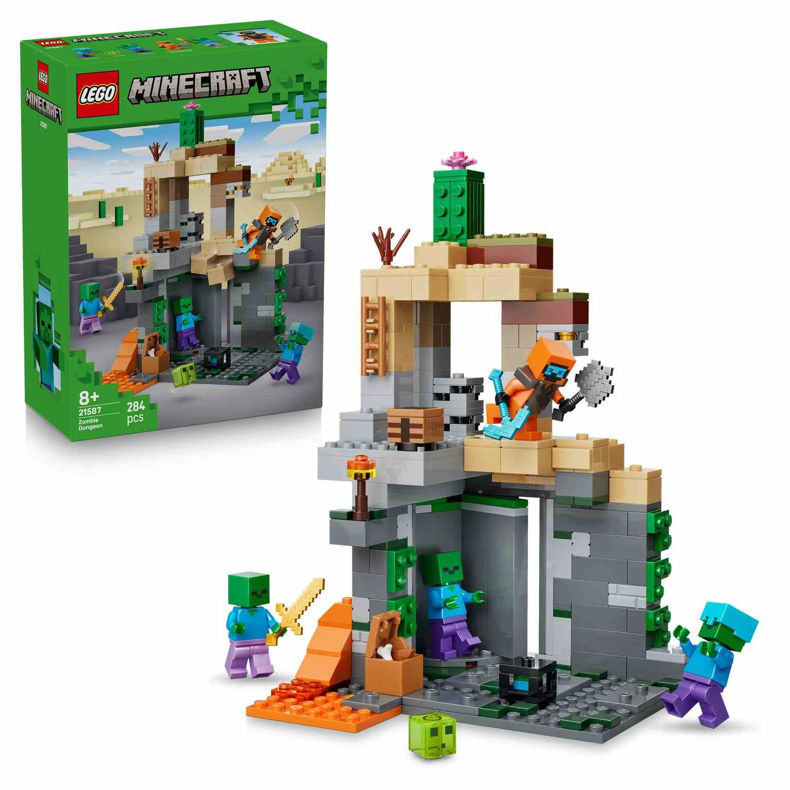 LEGO MINECRAFT | La Mazmorra de Zombis - 21587