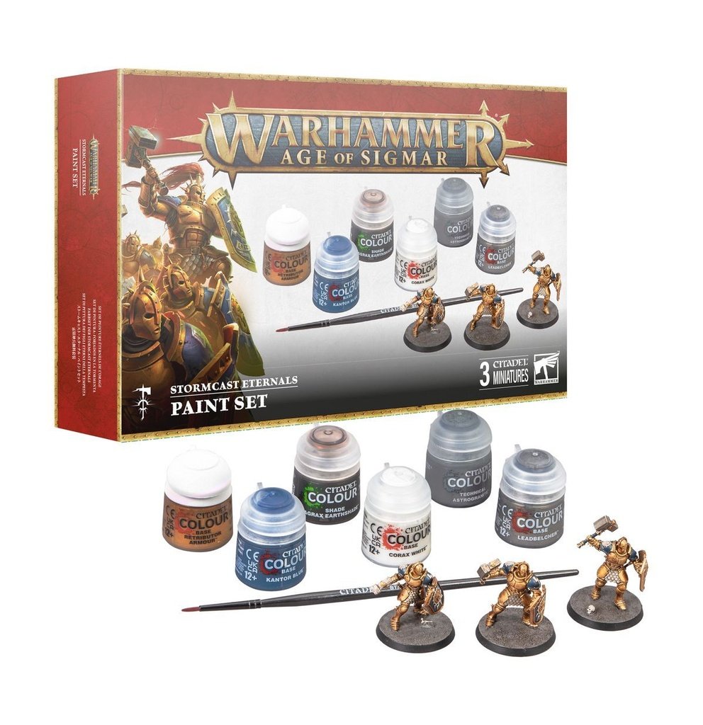 WARHAMMER Age Of Sigmar | Set de pintura Forjados en la Tormenta 60-10