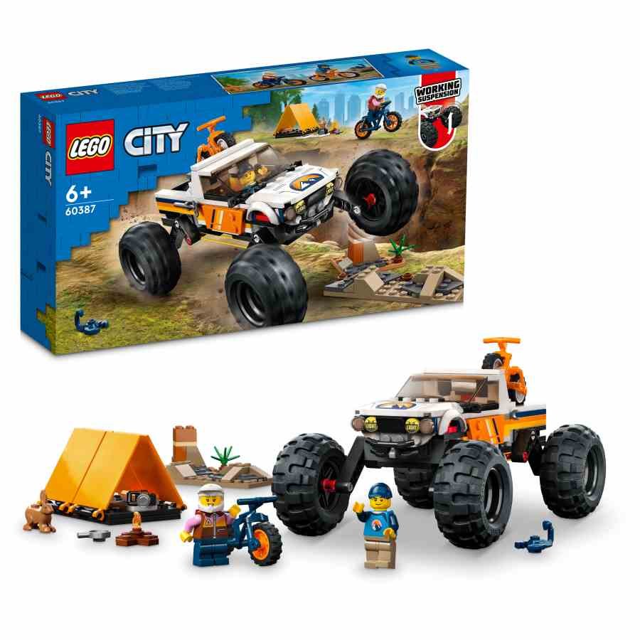 LEGO City | Todoterreno 4x4 Aventurero 60387