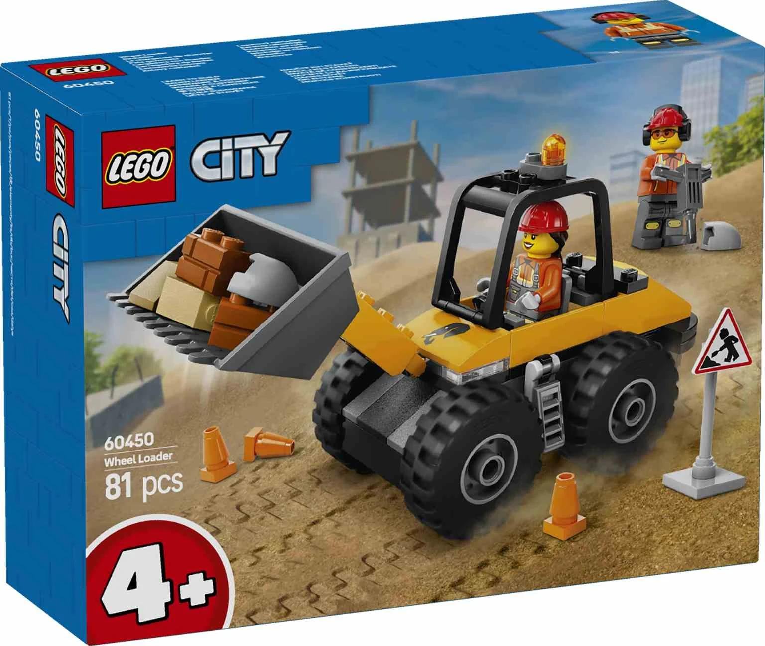 LEGO CITY | Cargadora con Ruedas Amarilla - 60450