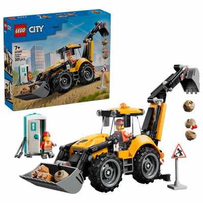 LEGO CITY | Cargadora Retroexcavadora Amarilla - 60480