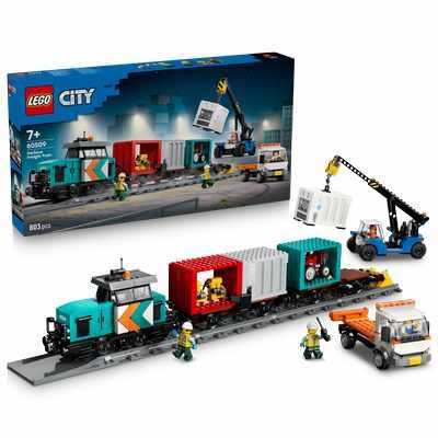 LEGO CITY | Tren de Mercancías del Puerto con Grúa y Camión - 60509