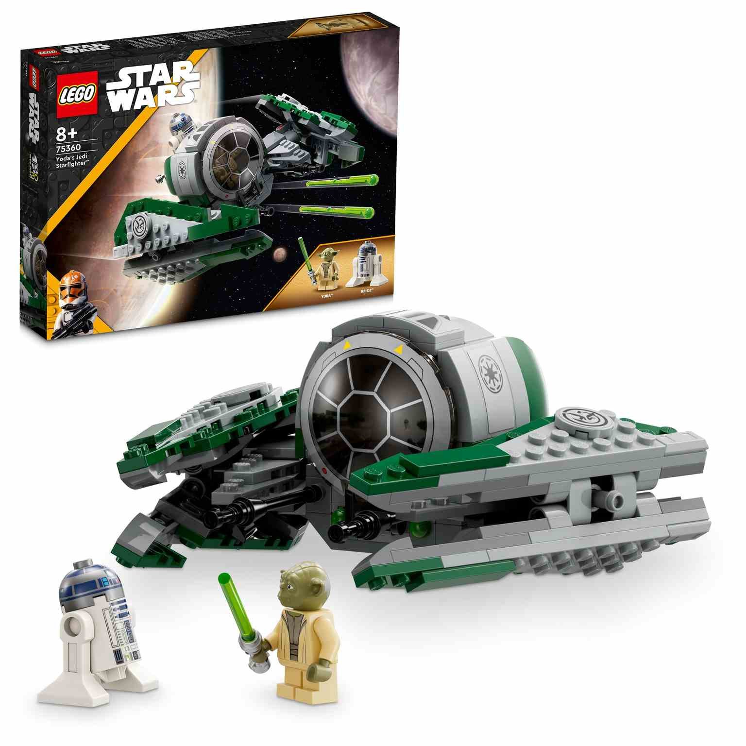 Lego Star wars Caza Estelar Jedi de Yoda 75360