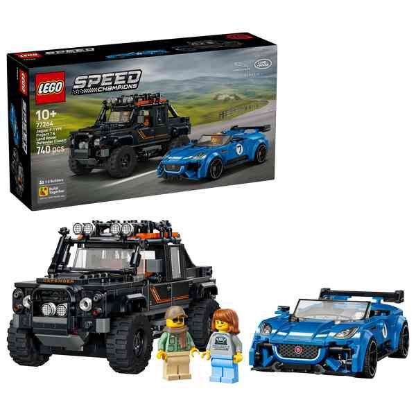 LEGO Speed Champions | Jaguar Project 7 y Land Rover Defender 77264 AGOSTO 2026