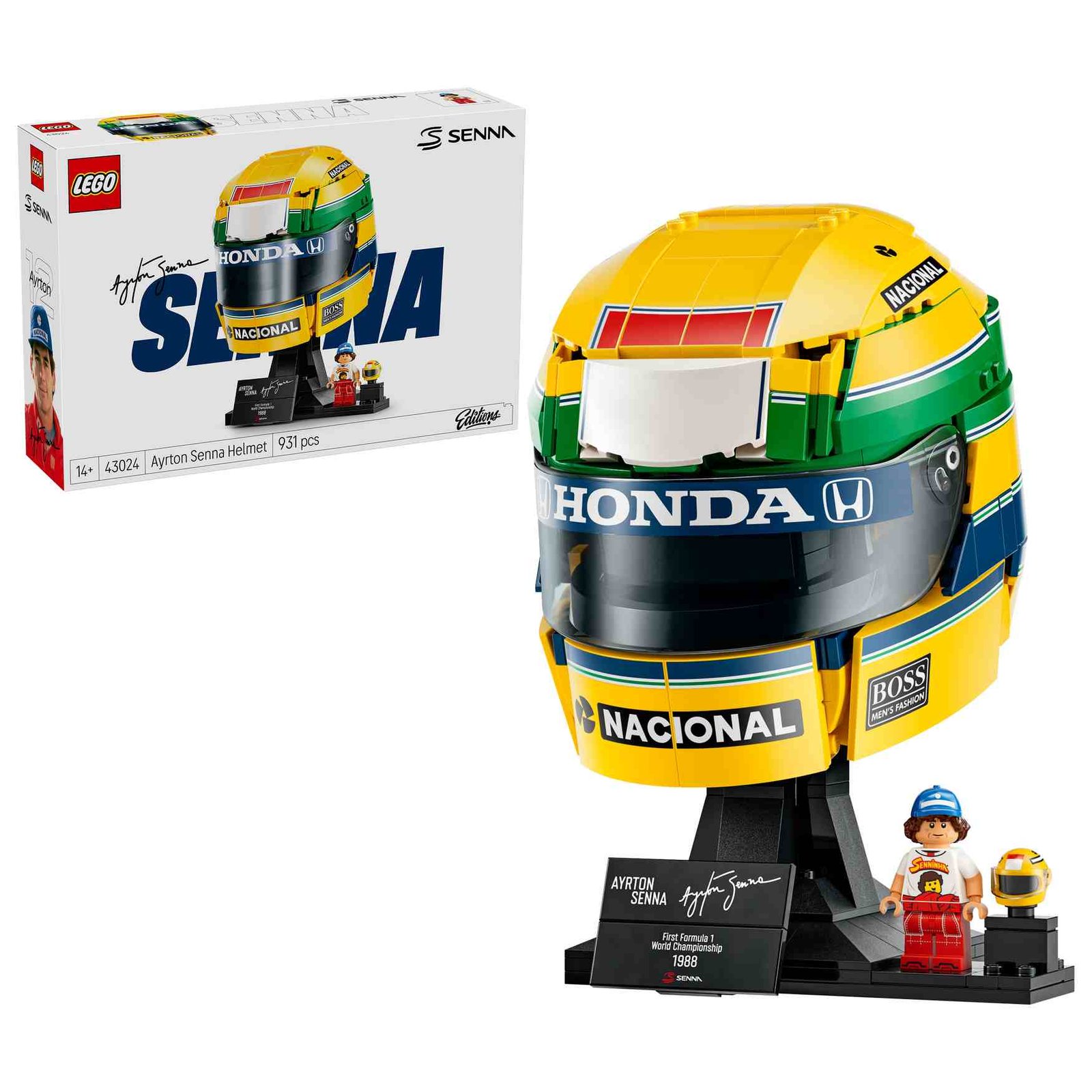 LEGO Editions | Casco de Ayrton Senna 43024