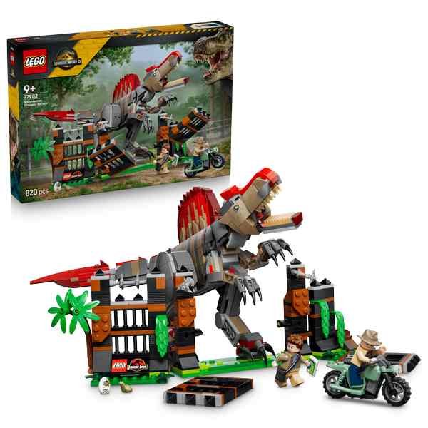 LEGO Jurassic World | Huida del Dinosaurio Spinosaurus 77982 AGOSTO 2026