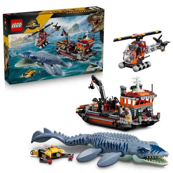 LEGO Jurassic World | Ataque del Dinosaurio Marino Mosasaurus 77983 AGOSTO 2026