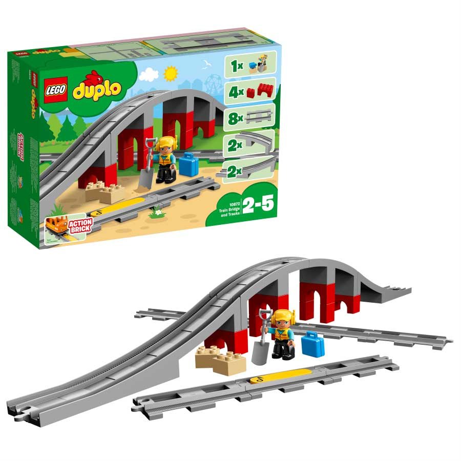 LEGO DUPLO | Puente y vías ferroviarias 10872