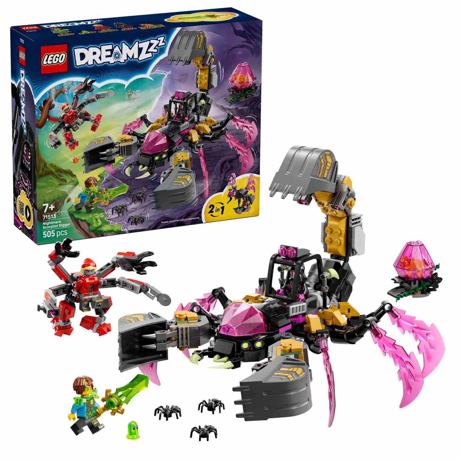 LEGO DREAMZzz | Excavadora Escorpión de Pesadilla - 71513