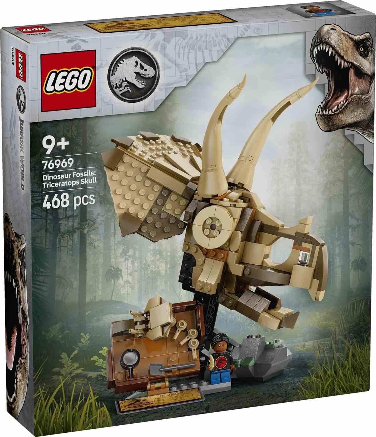 LEGO Jurassic World | Fósiles de Dinosaurio: Cráneo de Triceratops - 76969